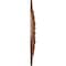 Ekena Millwork Warsaw Ceiling Medallion (Fits Canopies up to 3 1/2"), 18"OD x 3 1/2"ID x 1 3/8"P, Polished Copper CM18WAPOS - alternate 3
